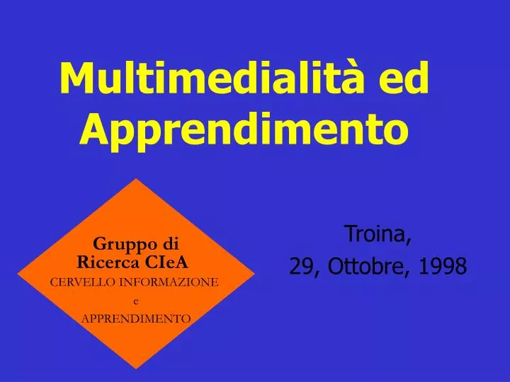 multimedialit ed apprendimento