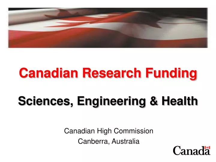 canadian research funding