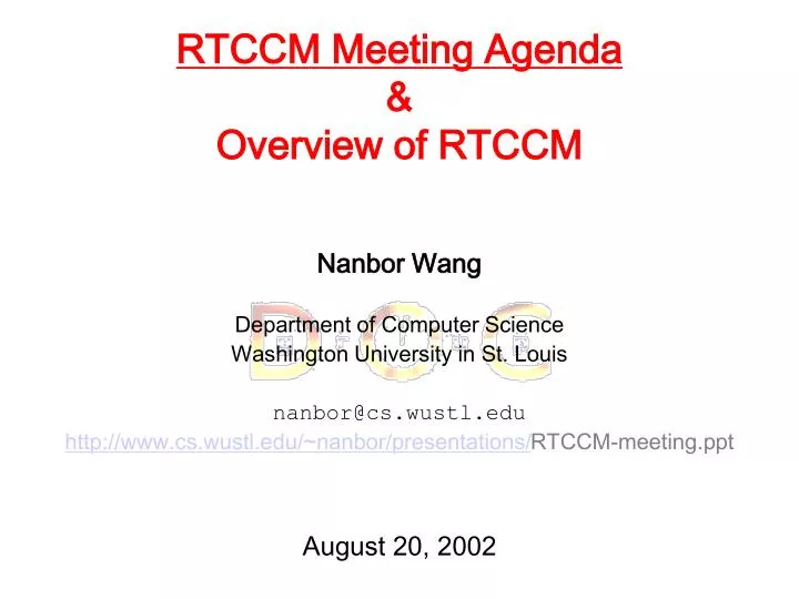 rtccm meeting agenda overview of rtccm