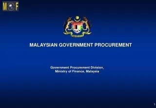 MALAYSIAN GOVERNMENT PROCUREMENT