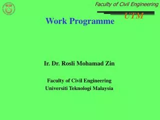 work programme