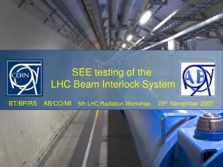 Testing the Beam Interlock System