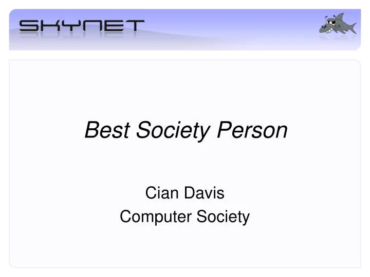 best society person