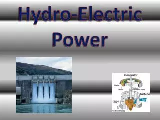 Hydro-Electric Power