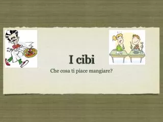 i cibi