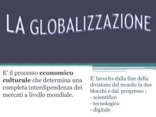 la globalizzazione