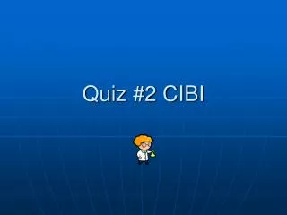 quiz 2 cibi