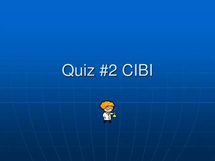 quiz 2 cibi