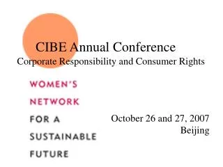 CIBE Annual Conference