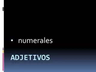 numerales