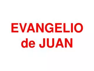 evangelio de juan