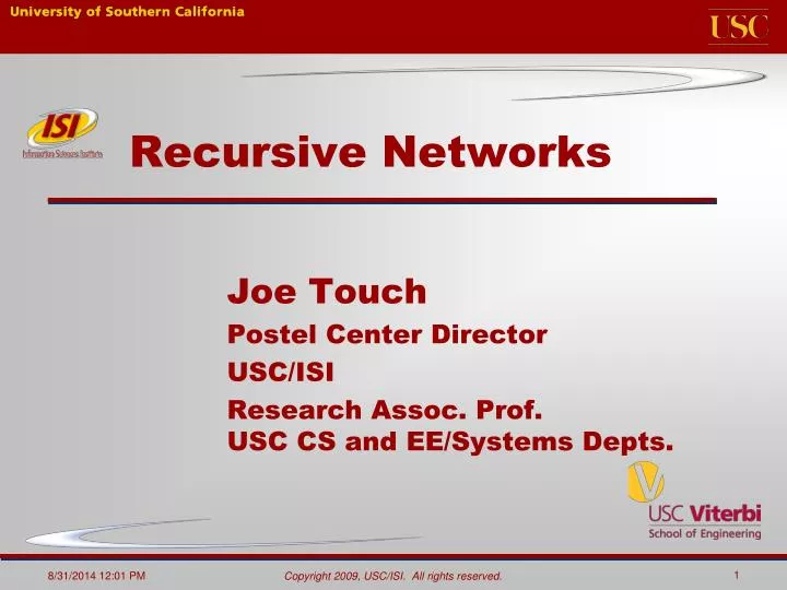 recursive networks