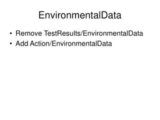 EnvironmentalData