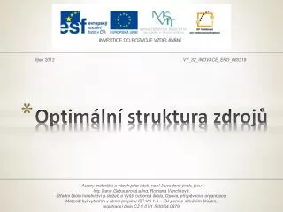 optim ln struktura zdroj