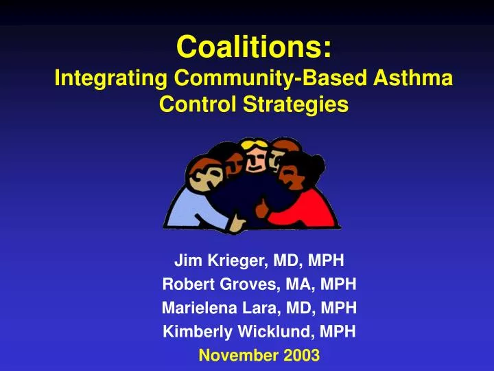 coalitions integrating community based asthma control strategies