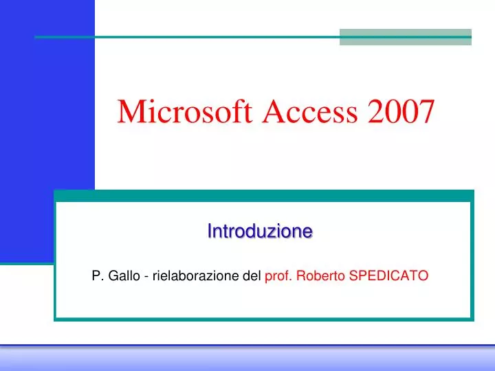 microsoft access 2007