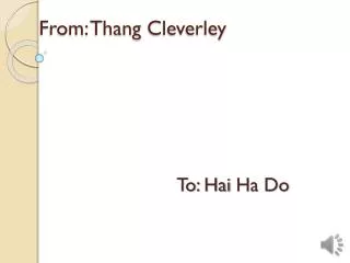 from thang cleverley