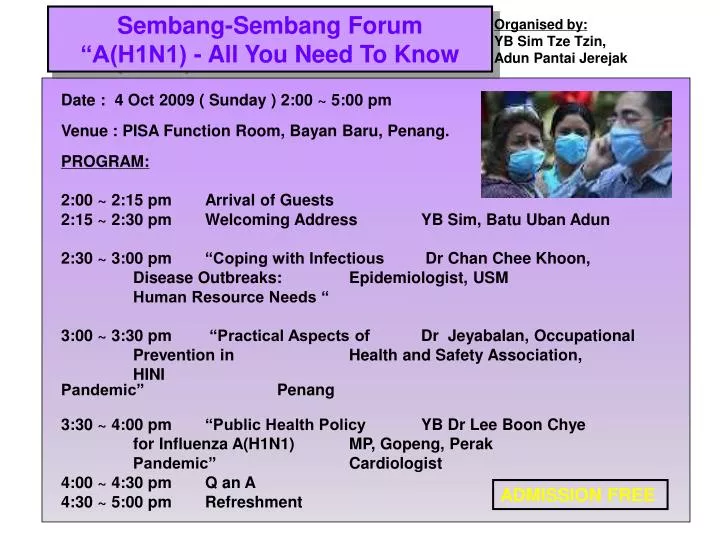 sembang sembang forum a h1n1 all you need to know