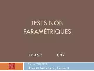 tests non param triques