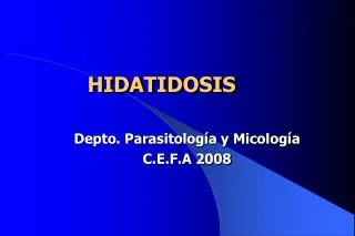 hidatidosis