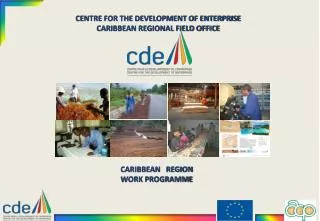 CENTRE FOR THE DEVELOPMENT OF ENTERPRISE CARIBBEAN REGIONAL FIELD OFFICE