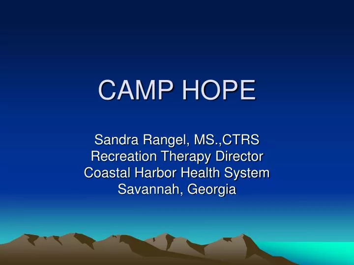 camp hope