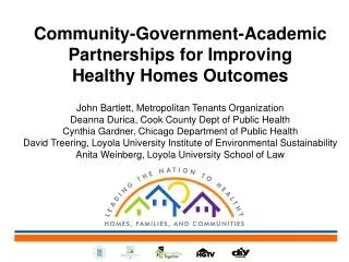 Community-Government-Academic Partnerships for Improving Healthy Homes Outcomes