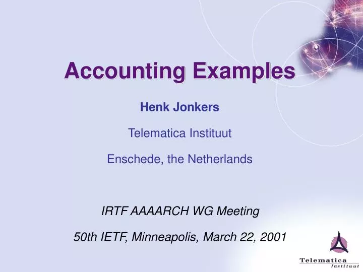 accounting examples