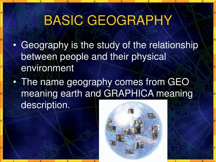 basic geography