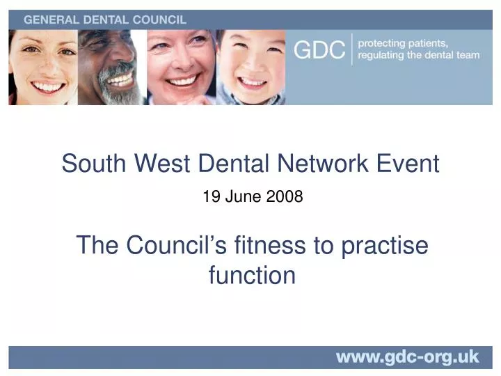 south west dental network event 19 june 2008