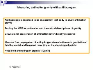 Measuring antimatter gravity with antihydrogen