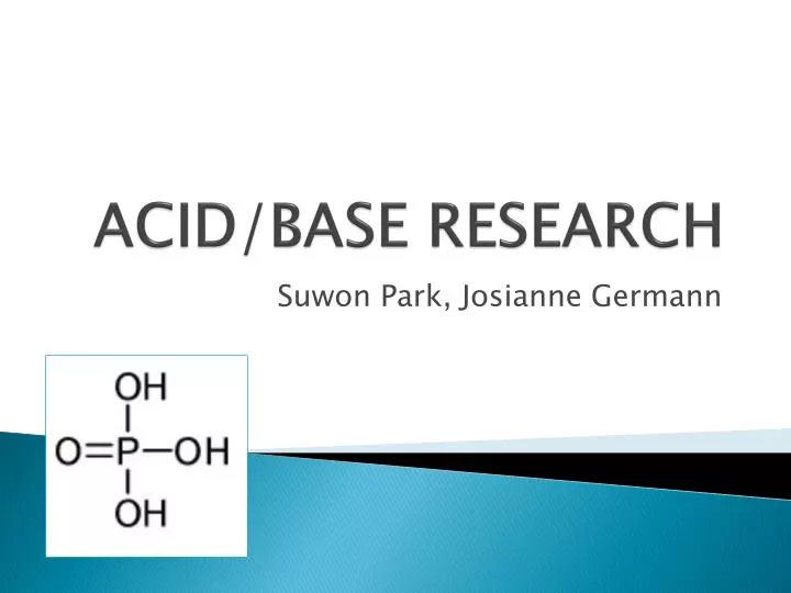 acid base research