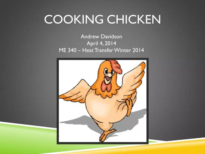 cooking chicken