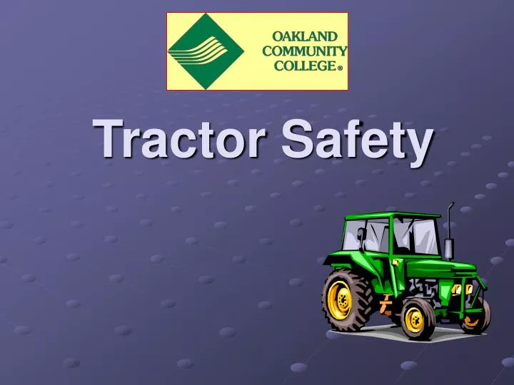 tractor safety