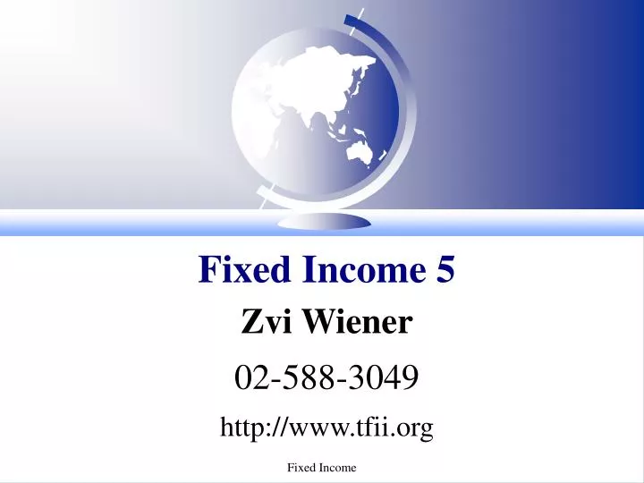 fixed income 5