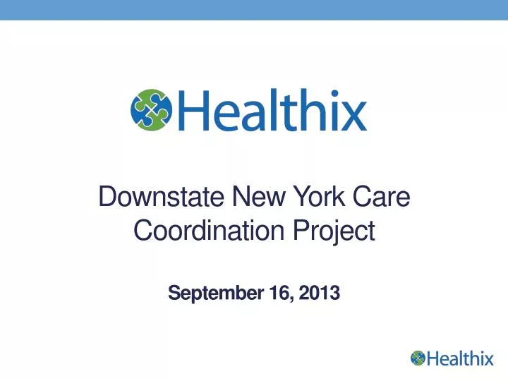 downstate new york care coordination project september 16 2013