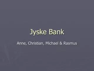 jyske bank