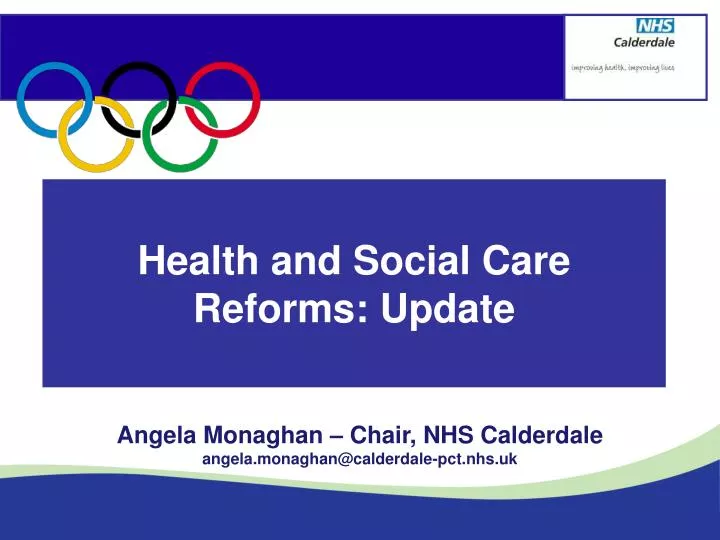 health and social care reforms update