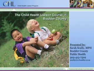 The Child Health Liaison Course in Boulder County