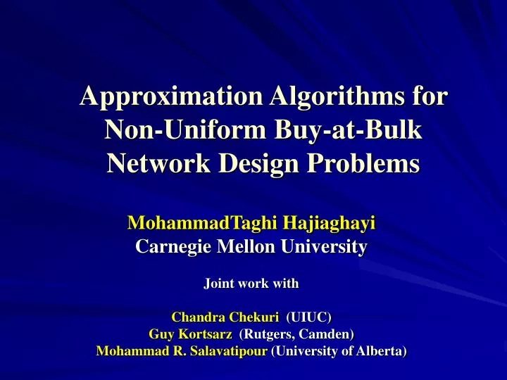 approximation algorithms for non uniform buy at bulk network design problems