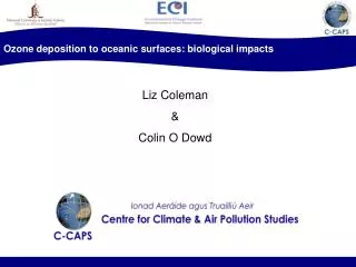 Ozone deposition to oceanic surfaces: biological impacts