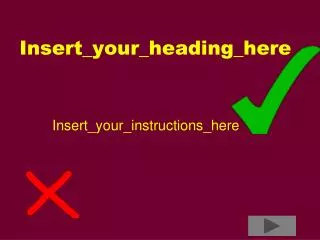 insert your heading here