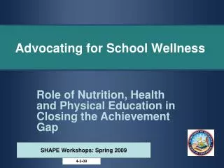 Advocating for School Wellness