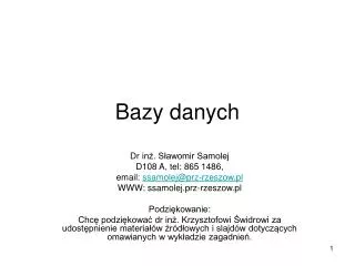 bazy danych