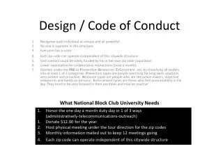 Design / Code of Conduct