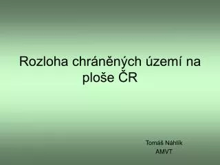 rozloha chr n n ch zem na plo e r