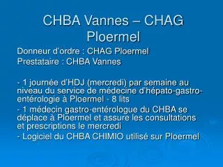 chba vannes chag ploermel