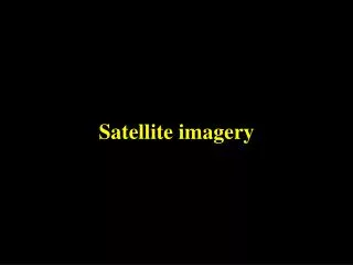 satellite imagery