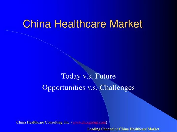 china healthcare market
