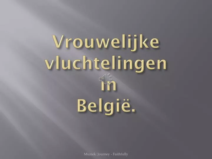 vrouwelijke vluchtelingen in belgi